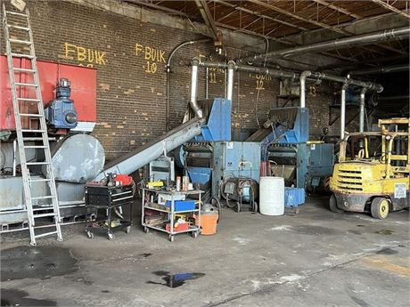 Eldan Tire Rasper Shredding Line