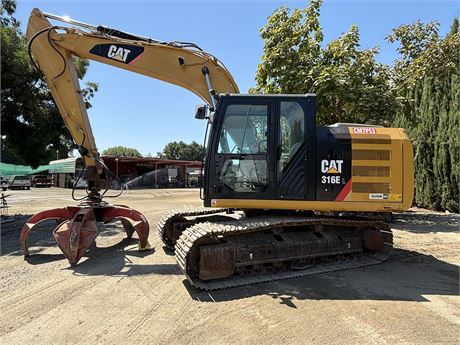 2016 Cat 316EL with Sierra 3/4 yard Grapple