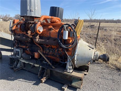 1,515 HP Detroit Diesel Engine and Sheave Drive System